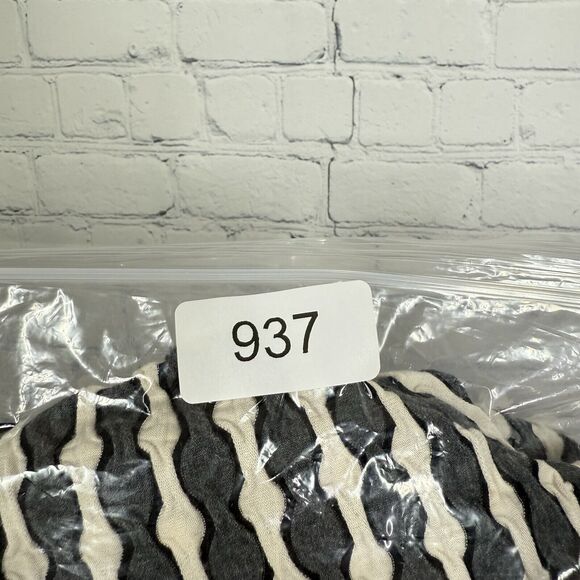 Yushi Tunic Women Large Gray Black Patchwork Knit Lagenlook Artsy Top - Picture 9 of 9